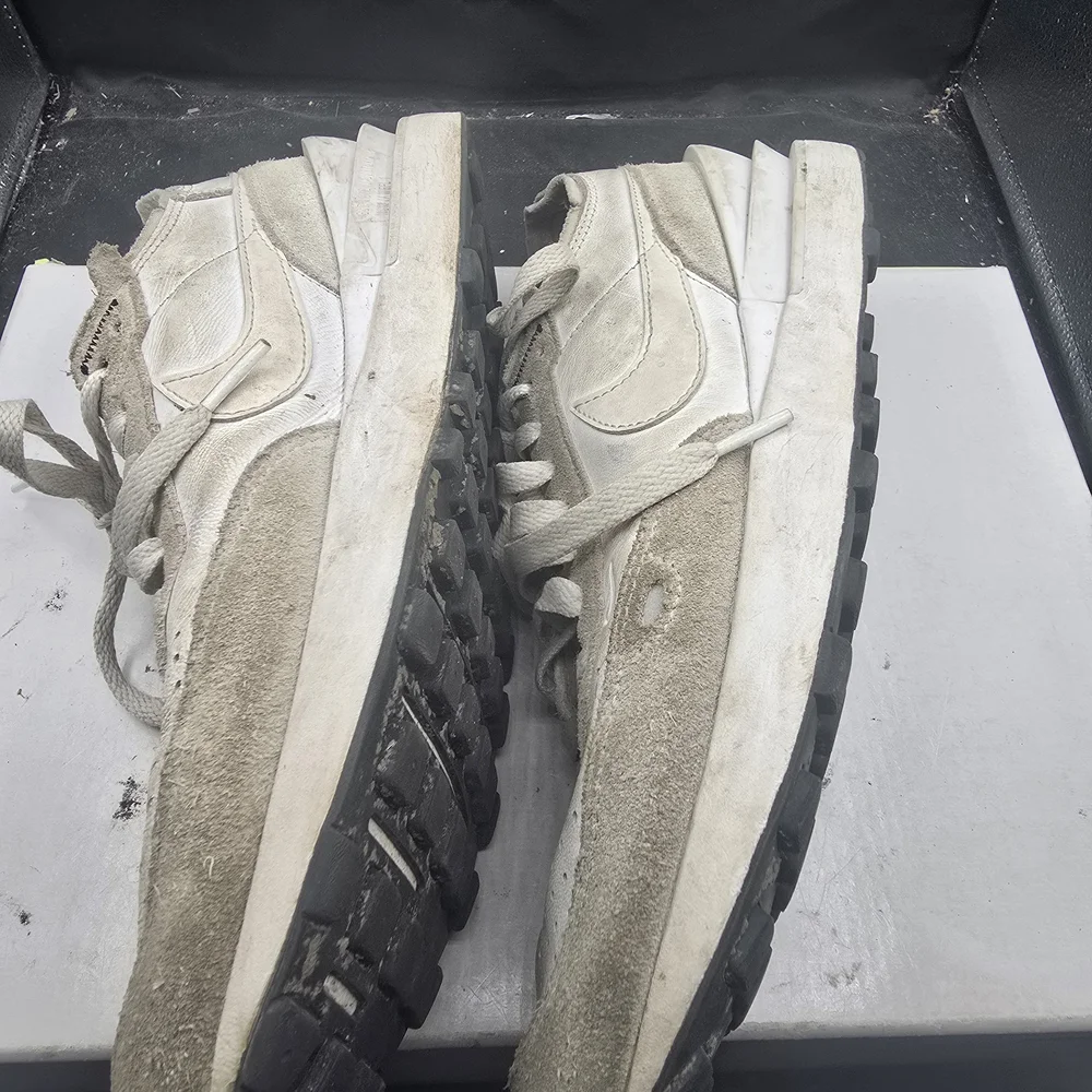 Nike Men's Beige and White Sneakers - Picture 5 of 7
